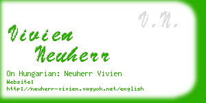 vivien neuherr business card